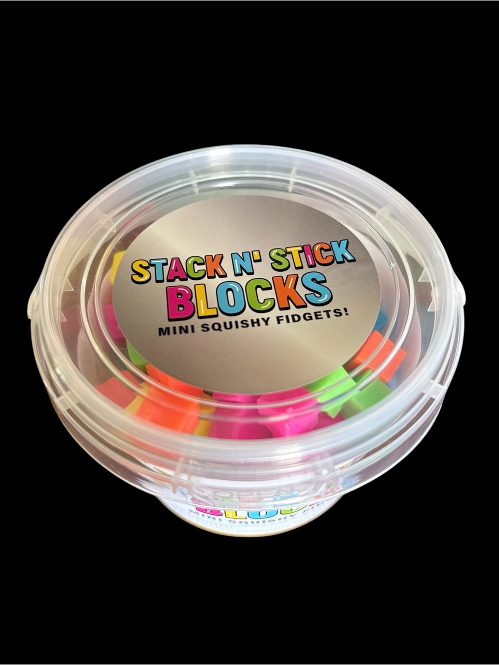 Viral Rare Fun Stack N' Stick Blocks Mini Squishy Fidgets - Picture 3 of 6